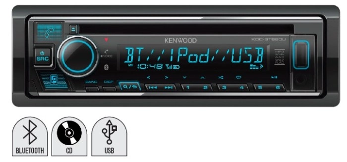 Kenwood 200W CD USB AUX Bluetooth Variable Colour Receiver