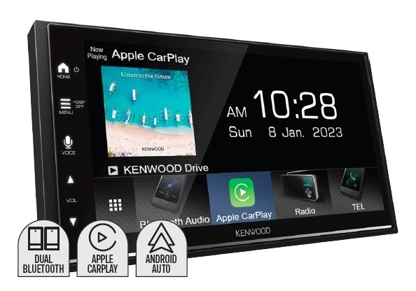 Kenwood 6.8” 200W AV Carplay Android Auto Receiver