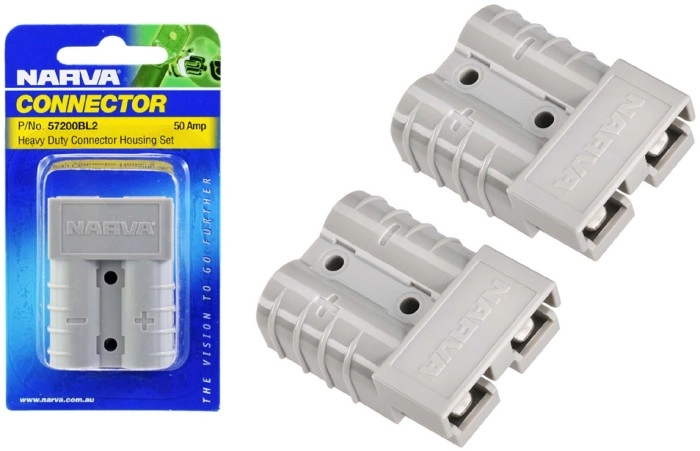 Narva 50AMP Twin Pack Heavy Duty Connector Plug