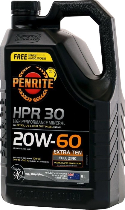 Penrite HPR 30 20W60 5L