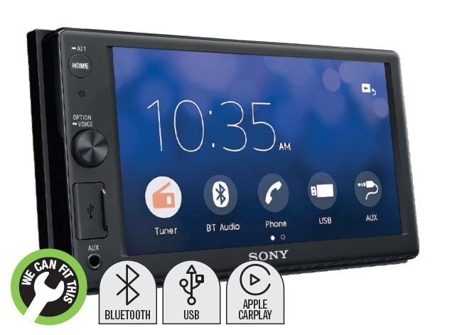 Sony 6.2” Receiver with Apple Carplay