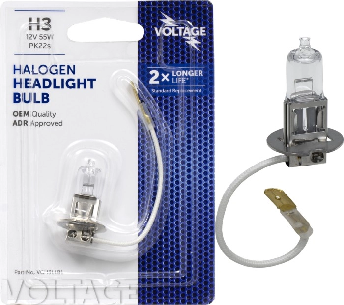 Voltage Single Pack Long Life Halogen Globes