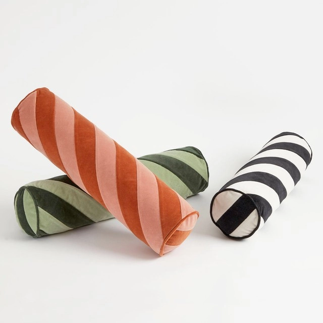 Carnivale Velvet Stripe Bolster by Habitat