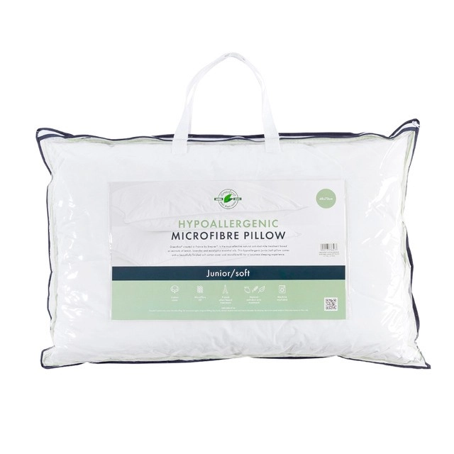 Hypoallergenic Microfibre Junior / Soft Pillow by Greenfirst®