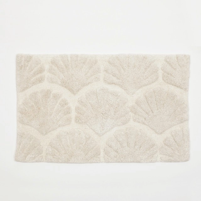 NEW Luna Shell Bath Mat by Habitat