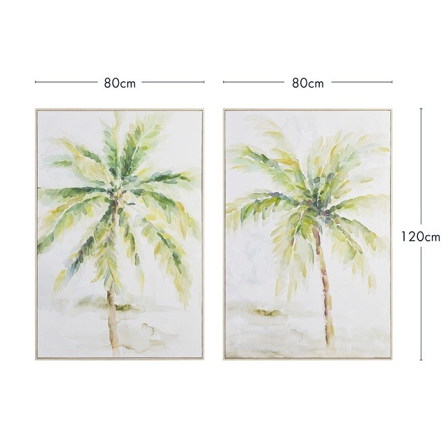 Tropics Framed Canvas Wall Art by M.U.S.E.