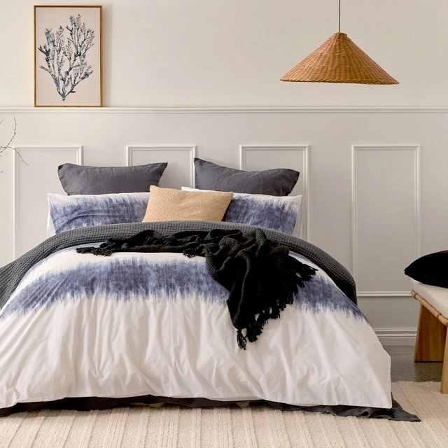 Wave Length Quilt Cover Set by Essentials