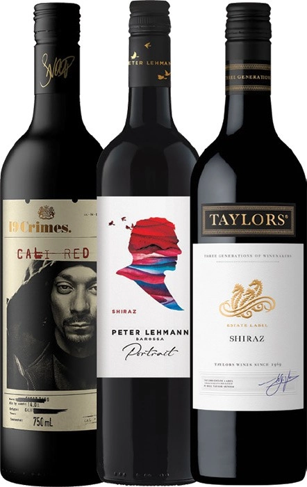 19 Crimes Snoop Cali, Peter Lehmann Portrait or Taylors Estate 750mL Varieties