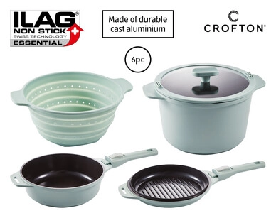 Cast Aluminium Nesting Cookware 6pc Set