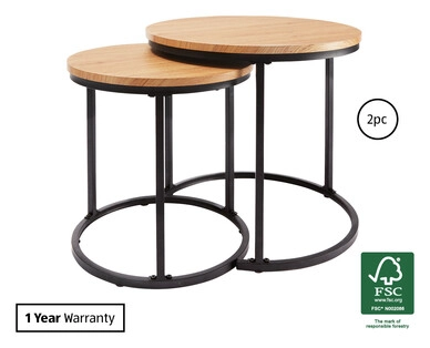 Nesting Side Tables 2pc Set