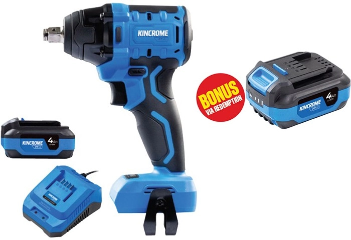 NEW Kincrome 18V Brushless Impact Wrench Kit