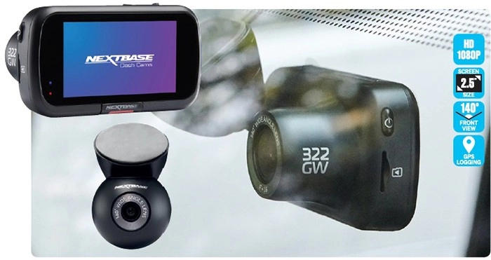 Nextbase 322GW & Rear Window Cam Combo^