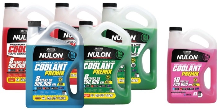 Nulon Anti-Freeze Anti-Boil Coolants^