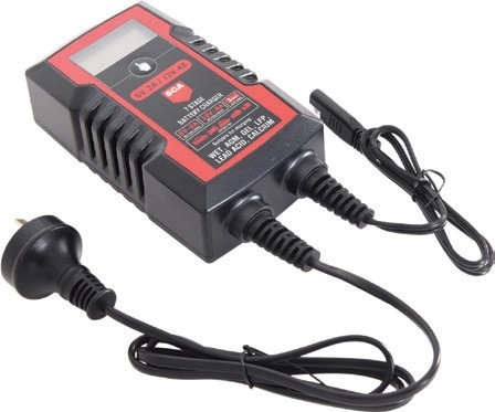 SCA 6/12V 2/4A 7 Stage Intelligent Battery Charger