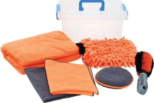 SCA 7 Pce Complete Microfibre Wash & Detail Kit