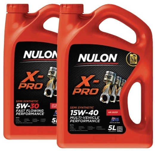 Selected Nulon X-PRO 5L Semi Synthetic Engine Oils