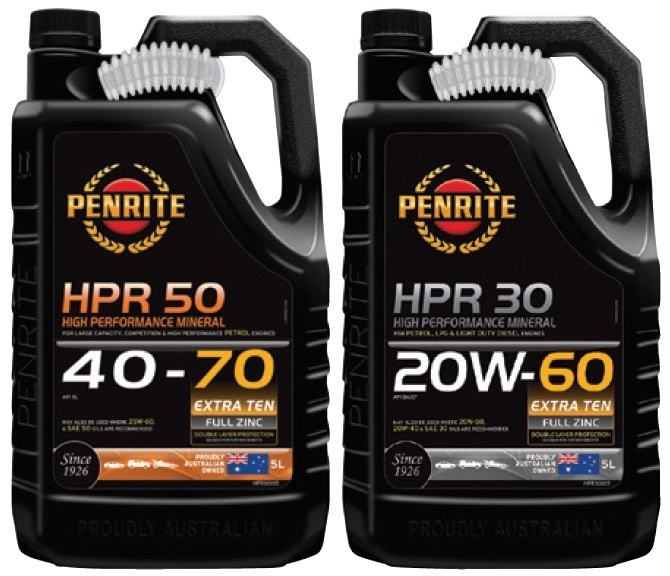 Selected Penrite 5L HPR Engine Oils^