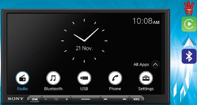 Sony 6.95” Wireless CarPlay & Android™ Auto Media Player^
