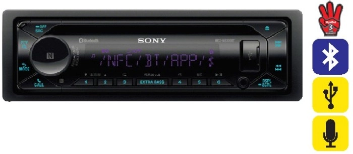 Sony CD/Digital Media Player with Bluetooth®