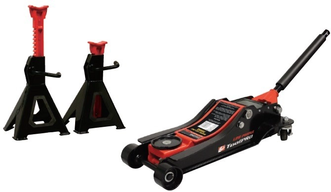 ToolPRO Big Car 3T Jack & Stand Bundle