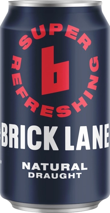 Brick Lane Natural Draught Cans 355mL