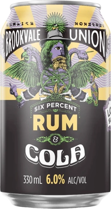 Brookvale Union Rum and Cola 6 Percent Can 330mL