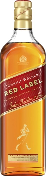 Johnnie Walker Red Label Blended Scotch Whisky 1L