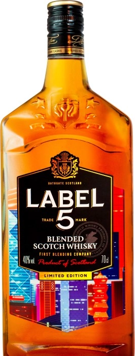 Label 5 Classic Black Blended Scotch Whisky 700mL