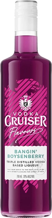 NEW Vodka Cruiser Flavours Bangin' Boysenberry 20% 700mL