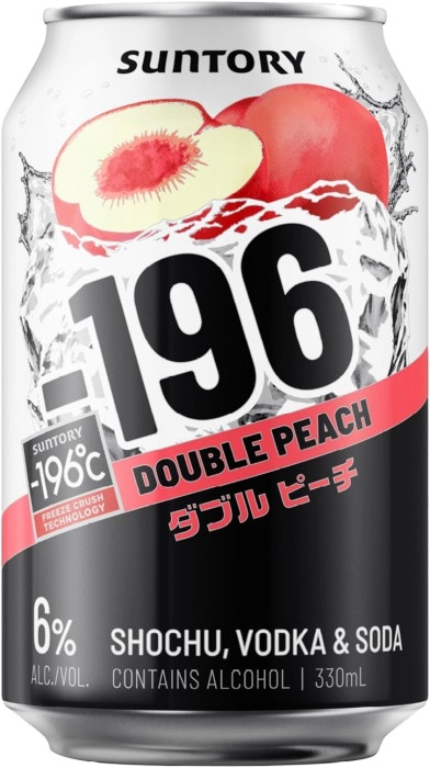 Suntory -196 Double Peach Can 330mL