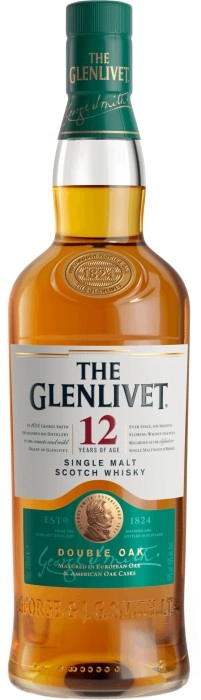 The Glenlivet 12 Year Old Single Malt Scotch Whisky 700mL