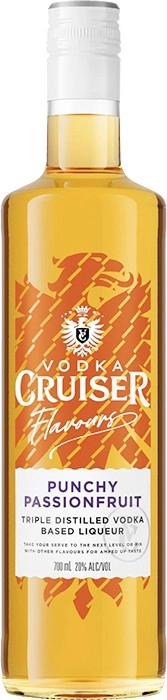 Vodka Cruiser Flavours Punchy Passionfruit 20% 700mL