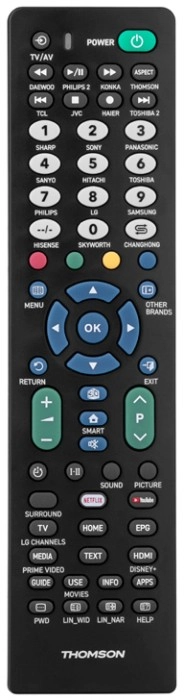 Thomson Scenium Universal TV Remote