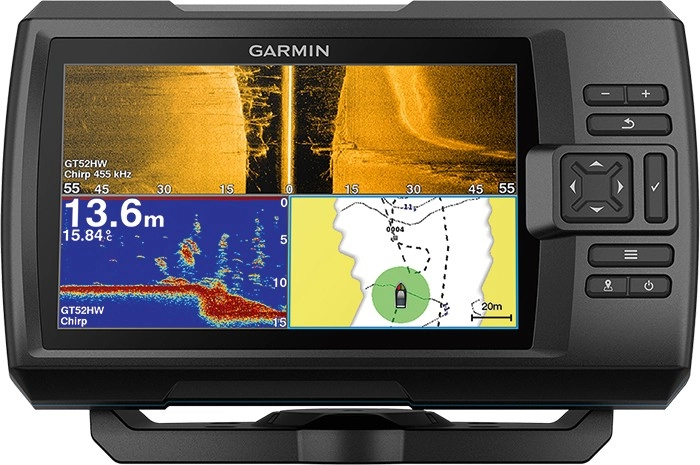 Garmin STRIKER Vivid 7sv Fishfinder / GPS Plotter With GT52HW-TM Transducer