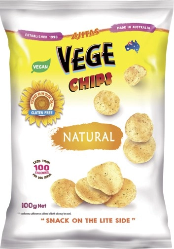 Ajitas Vege Chips 100g Selected Varieties