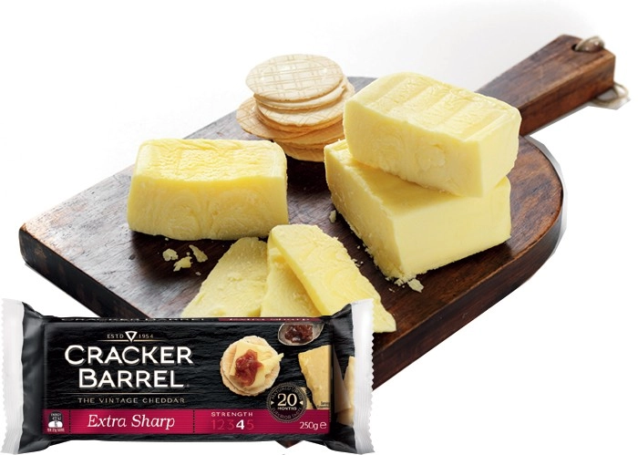 Cracker Barrel Extra Sharp Vintage Cheddar Cheese 250g