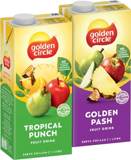 Golden Circle Fruit Drink 1 Litre Selected Varieties