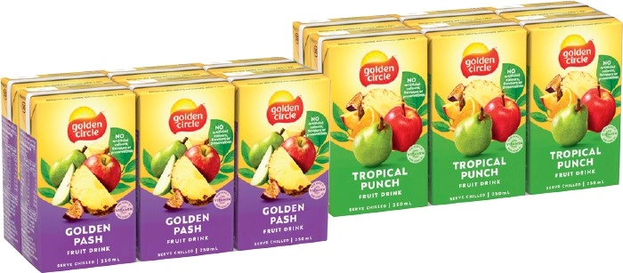 Golden Circle Fruit Drink 6x250mL Selected Varieties