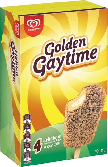 Streets Golden Gaytime Ice Cream 4 Pack Selected Varieties