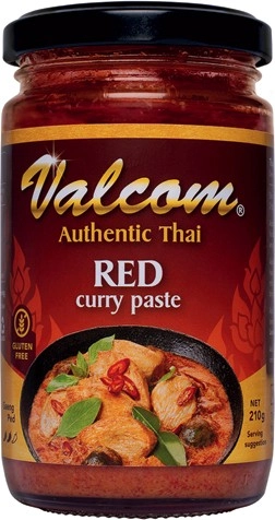 Valcom Authentic Thai Curry Paste 210-230g Selected Varieties