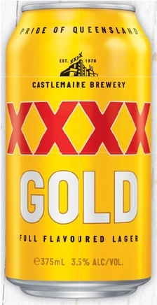 XXXX Gold 30 Can Block