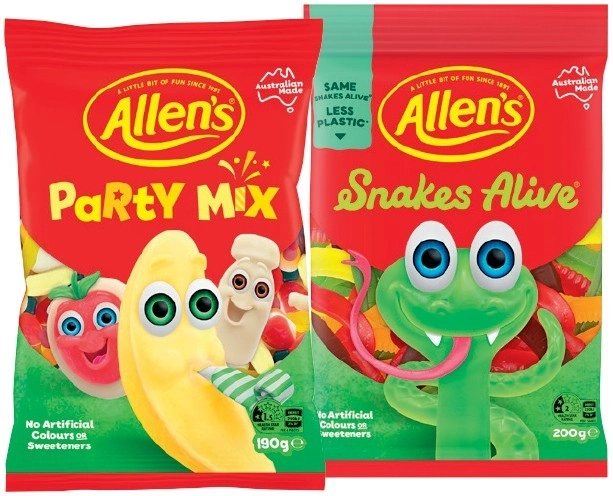 Allen’s Medium Bags 140-200g Selected Varieties