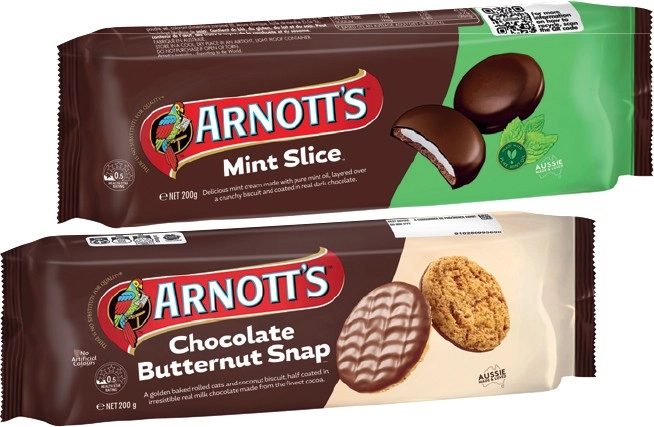 Arnott's Chocolate Biscuits 160-250g Selected Varieties