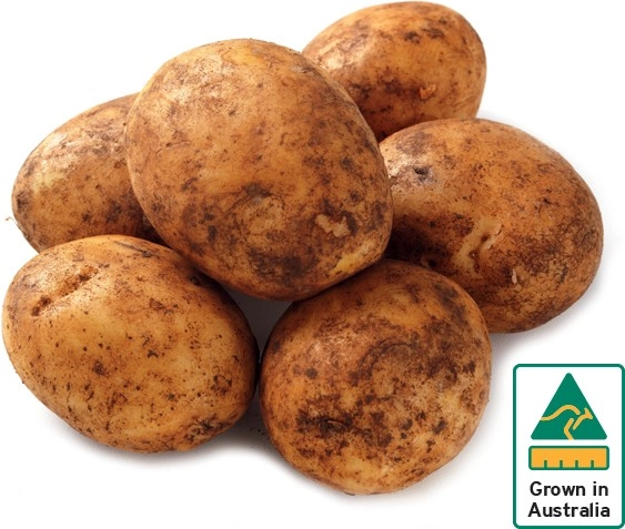 Australian Brushed Potatoes 2kg Bag