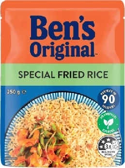 Ben's Original Rice 240-250g Selected Varieties