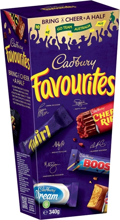 Cadbury Favourites 340-352g or Toblerone Pralines 180g Selected Varieties