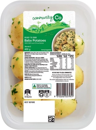 Community Co Baby Potatoes with Herb Butter 400g