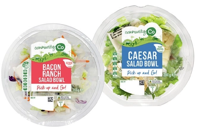 Community Co Bacon Ranch Bowl 200g or Caesar Salad Bowl 200g