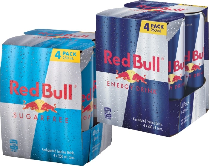 Red Bull Energy Drink 4x250mL Selected Varieties