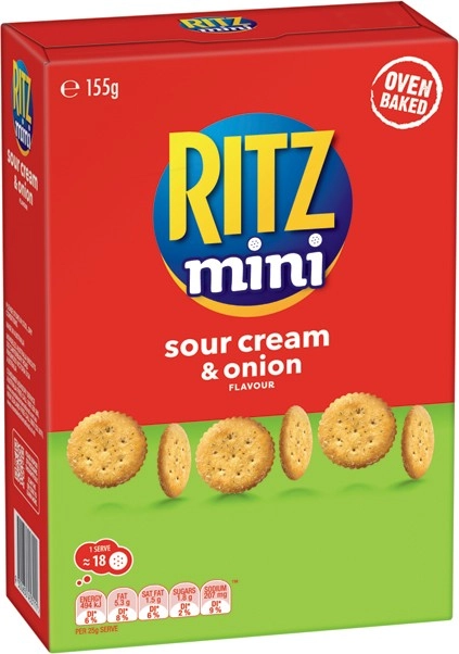 Ritz Mini, Crackers or Brea'kz 155-250g Selected Varieties